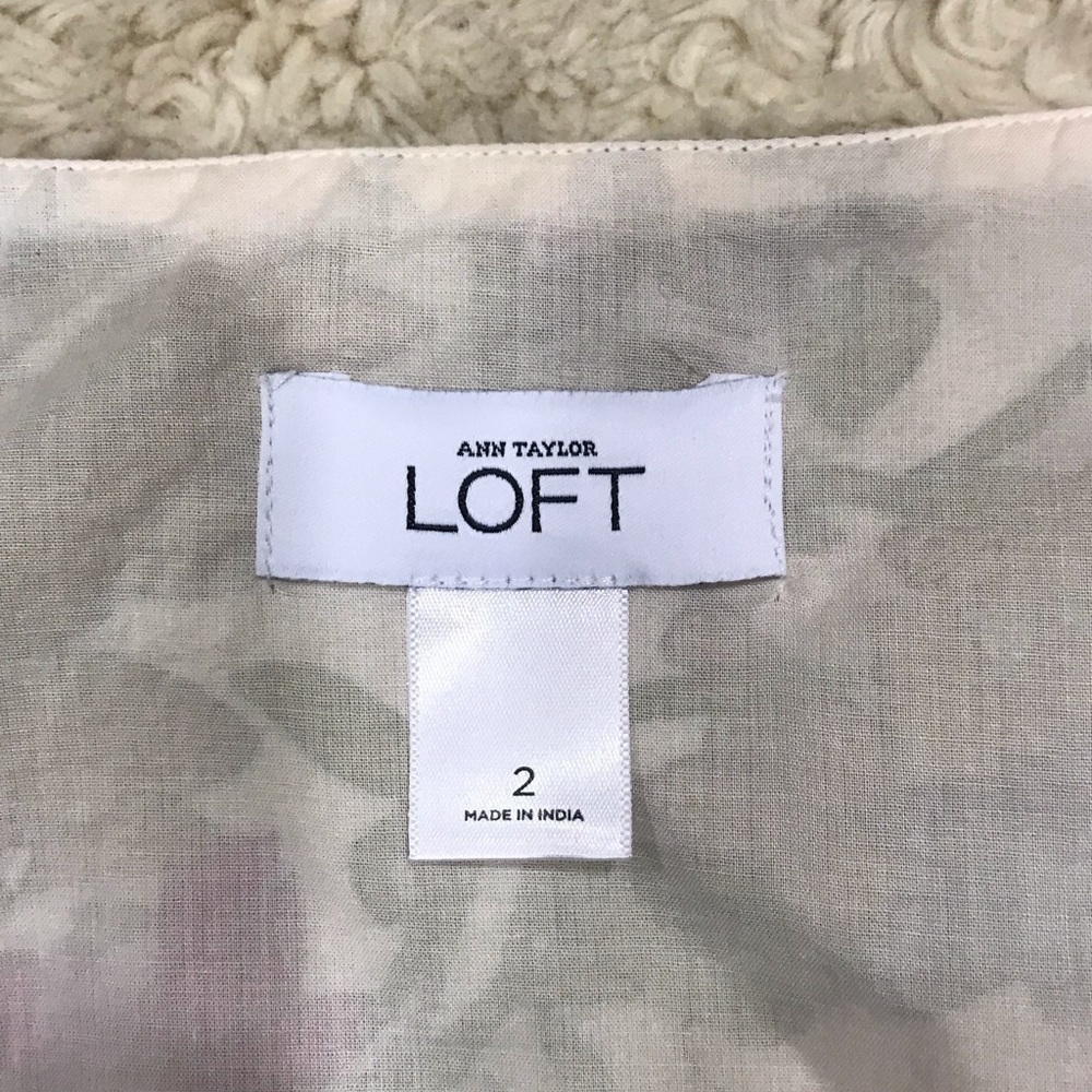 Ann Taylor LOFT silk-blend sleeveless dress - Picture 5 of 5